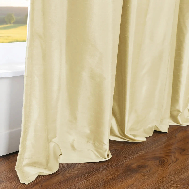 Selman Dupioni Silk Pleated Curtain