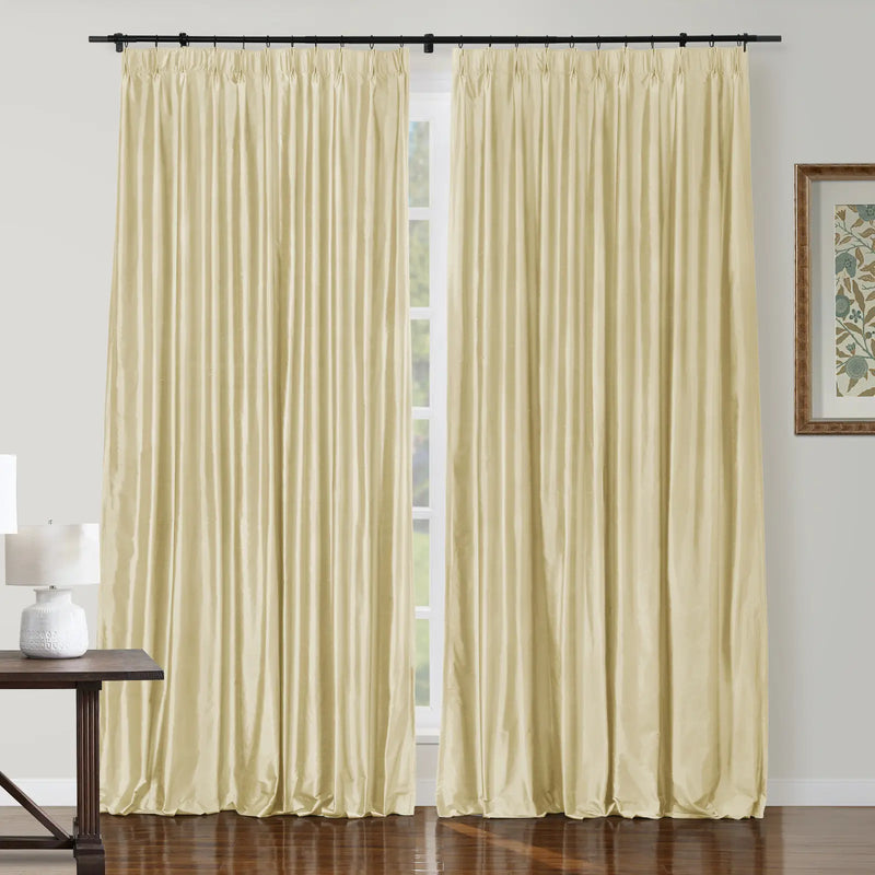 Selman Dupioni Silk Pleated Curtain