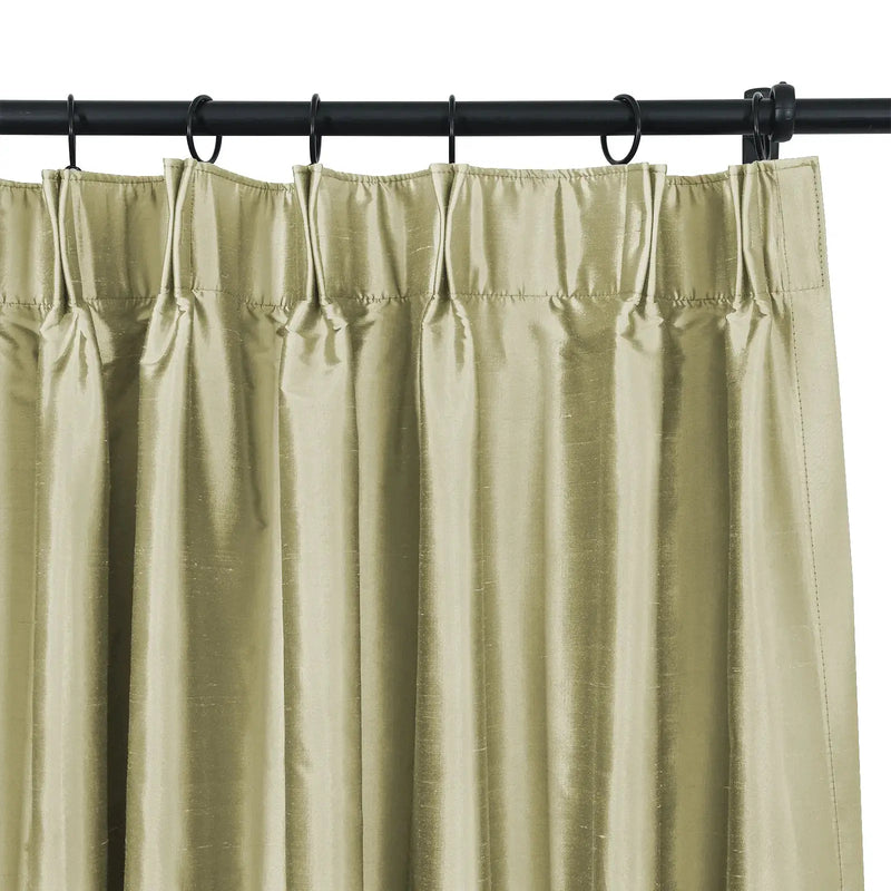 Selman Dupioni Silk Pleated Curtain