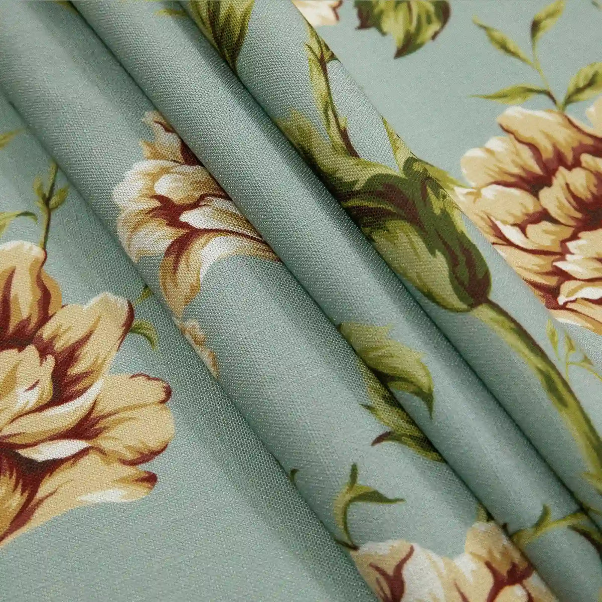 Holly Botanical Boho Pleated Curtains