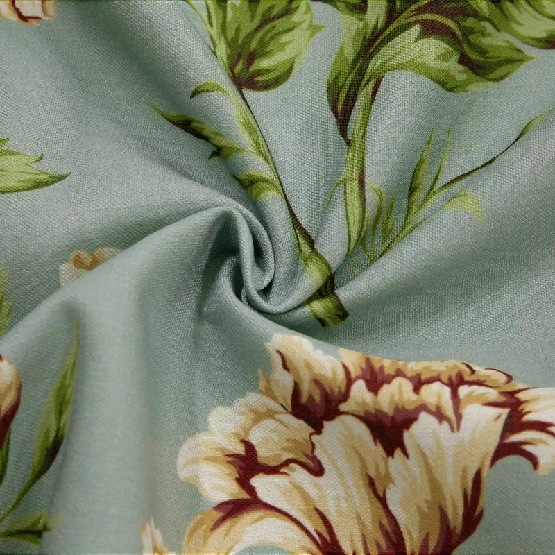 Holly Botanical Boho Pleated Curtains