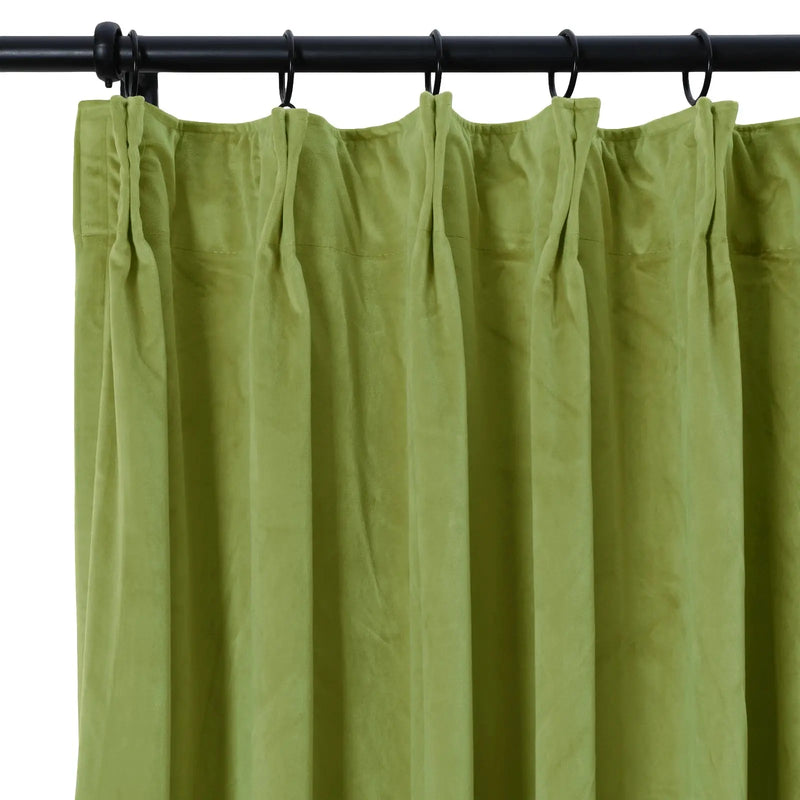 Birkin Velvet Pleated Curtains