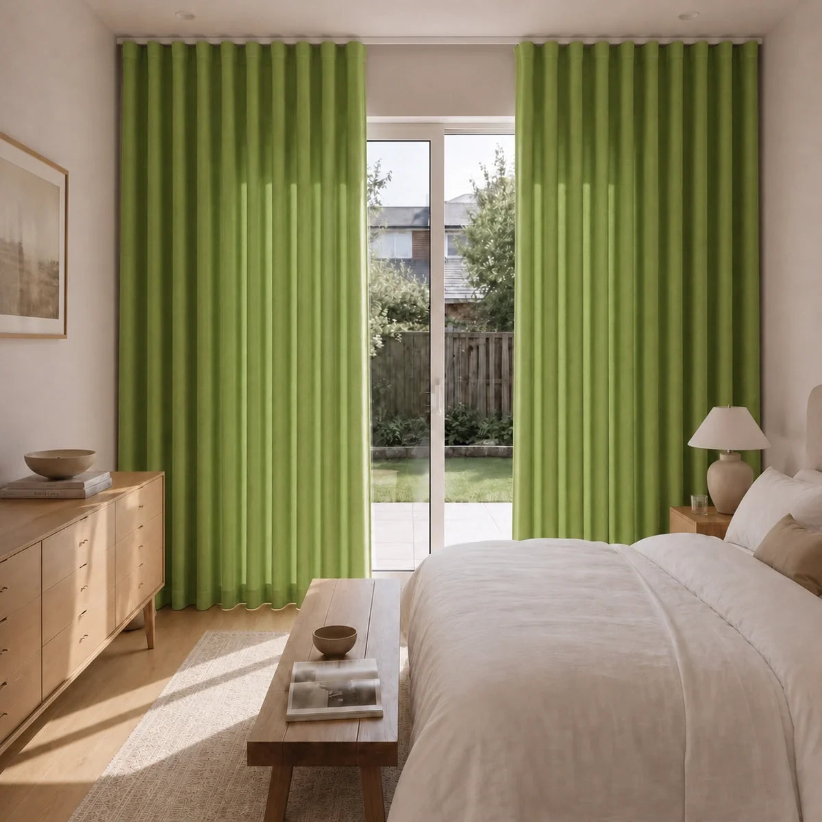 Birkin Velvet S-fold Curtains with Belt Hook - Lora Track
