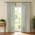 Holly Botanical Boho Pleated Curtains