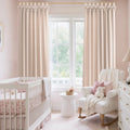 Jawara Textured Linen Cotton Tie Top Curtains