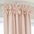 Jawara Textured Linen Cotton Tie Top Curtains