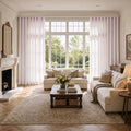 Liz Linen S-fold Curtain with Belt Hook - Lora Track