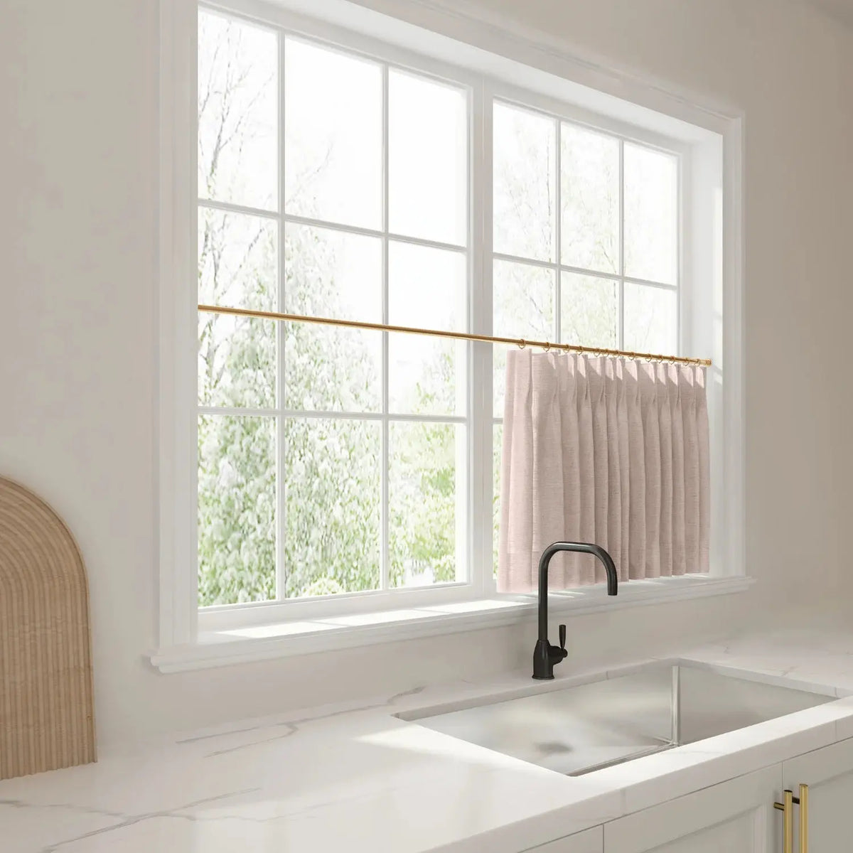 Liz Linen Cafe Curtains