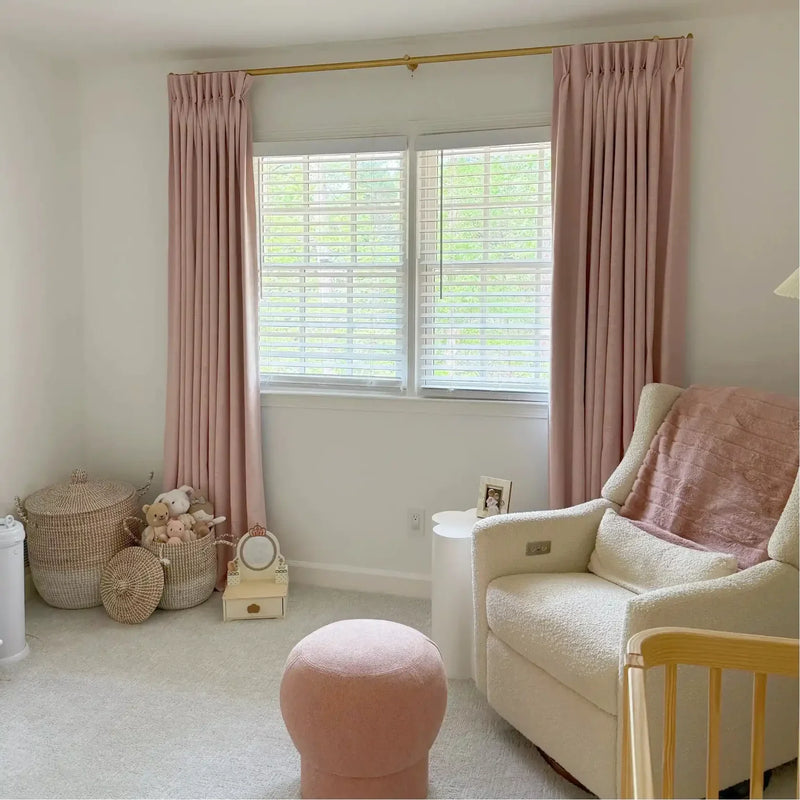 Liz Linen Pleated Curtains