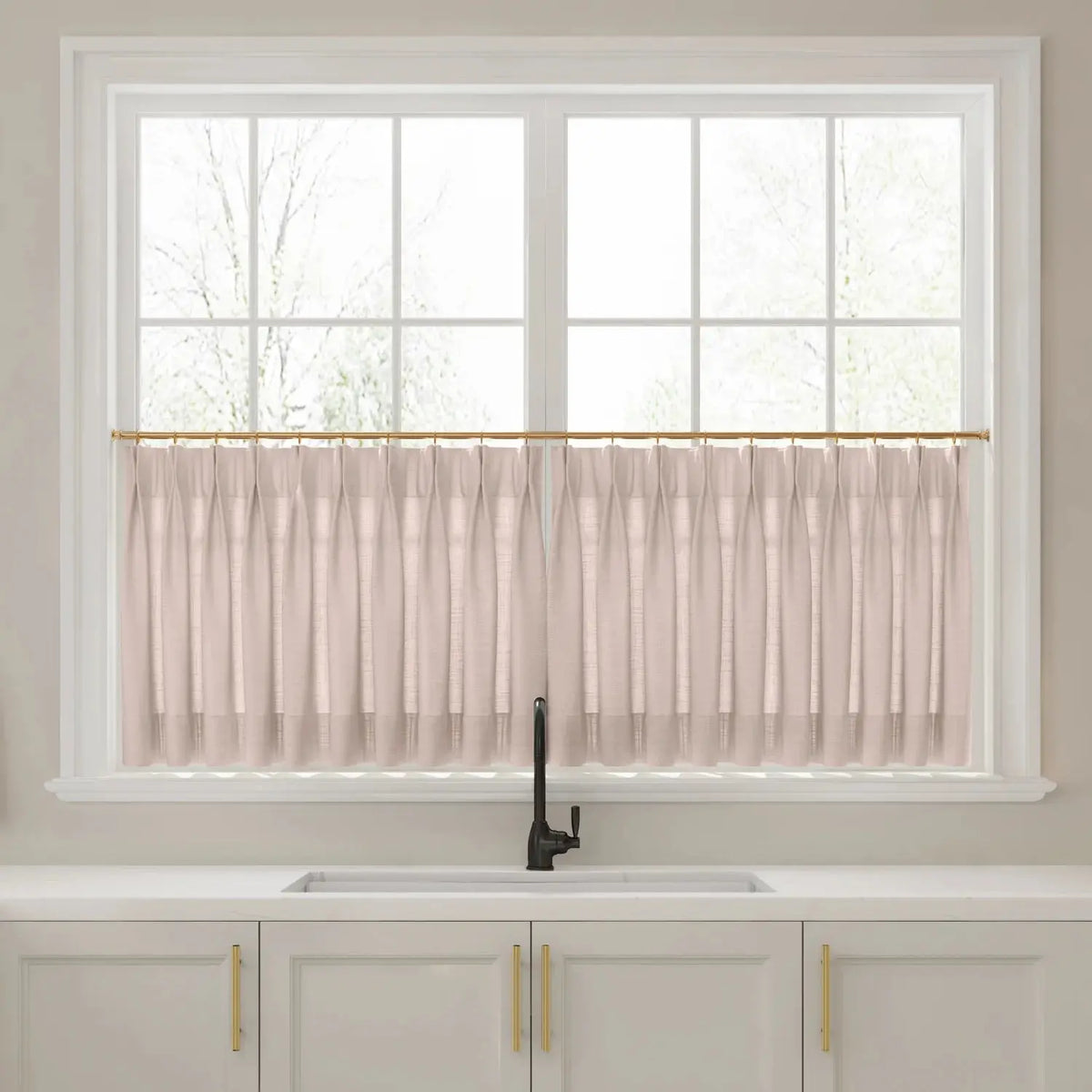 Liz Linen Cafe Curtains