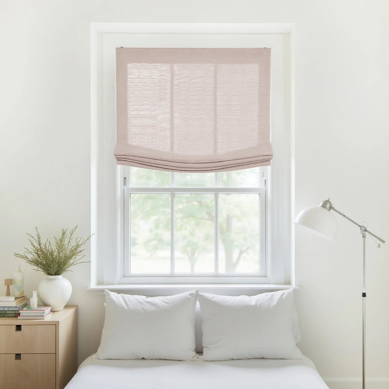 Liz Linen Relaxed Roman Blind Cord Lift