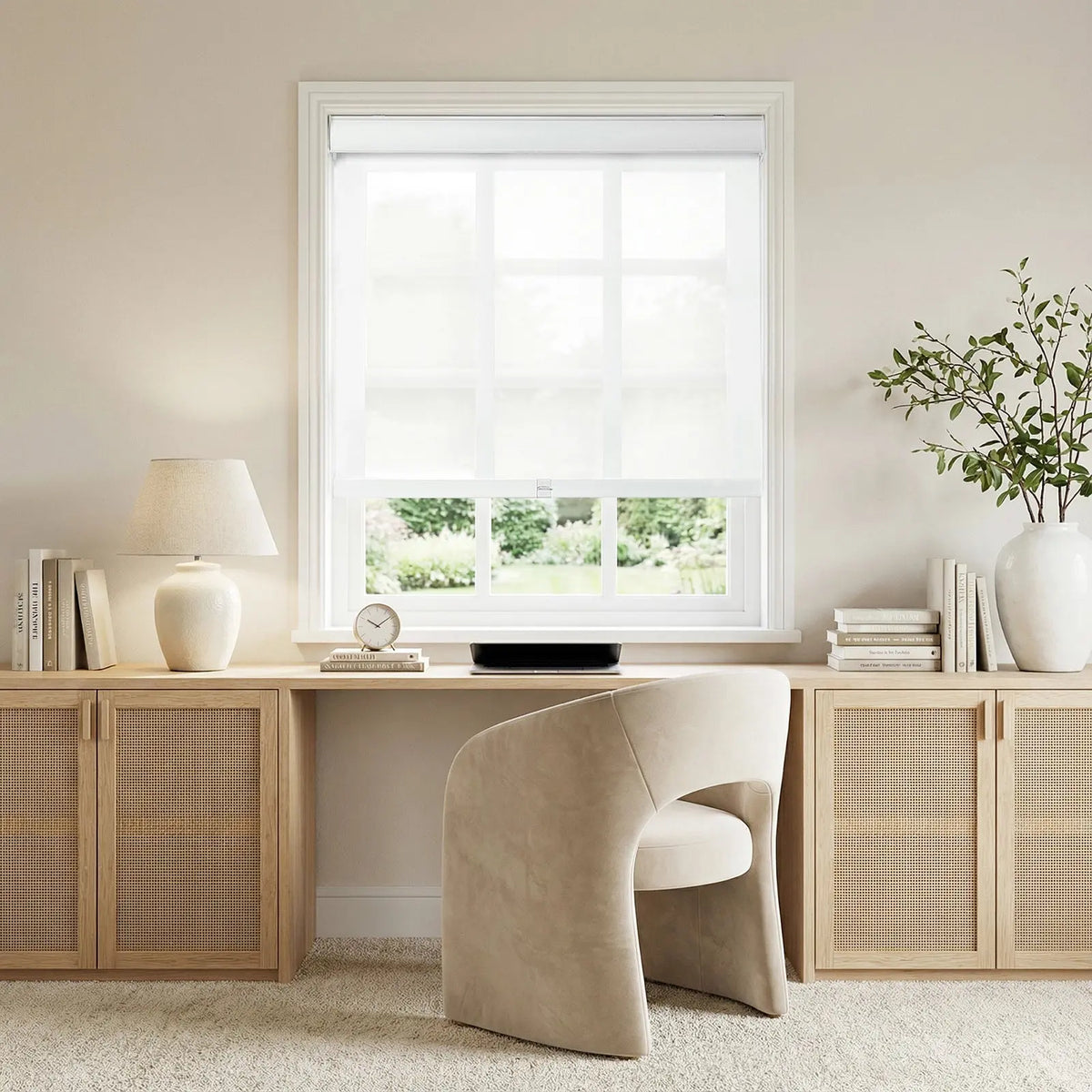 Alvin Light Filtering Cordless Roller Blinds