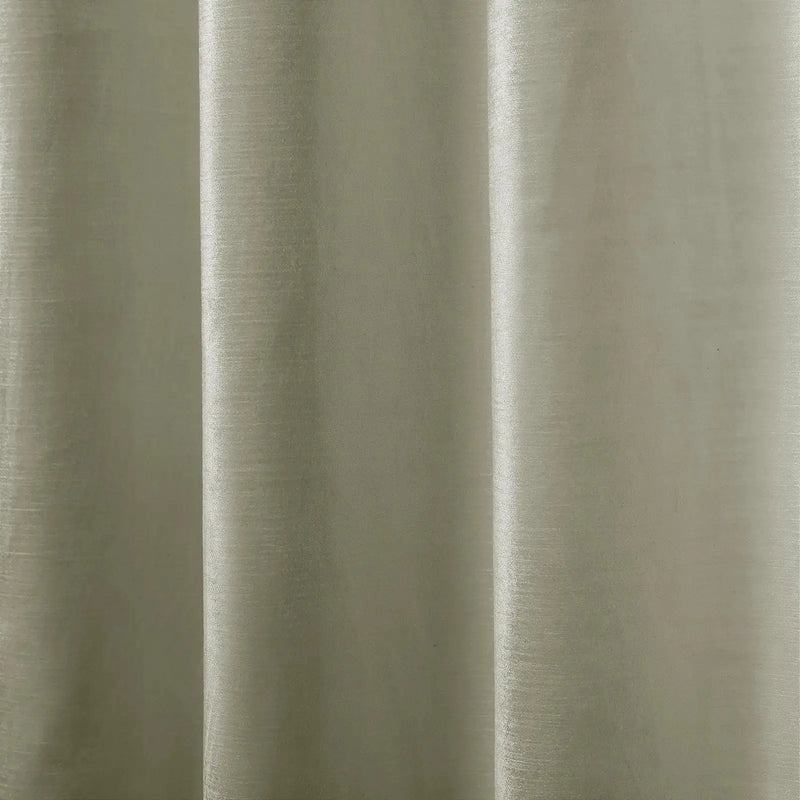 Veda Lustrous Cotton Velvet Pleated Curtains