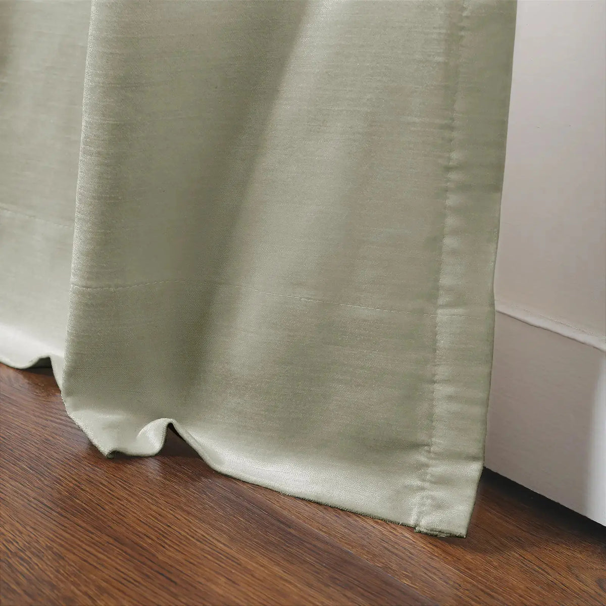 Veda Lustrous Cotton Velvet Pleated Curtains