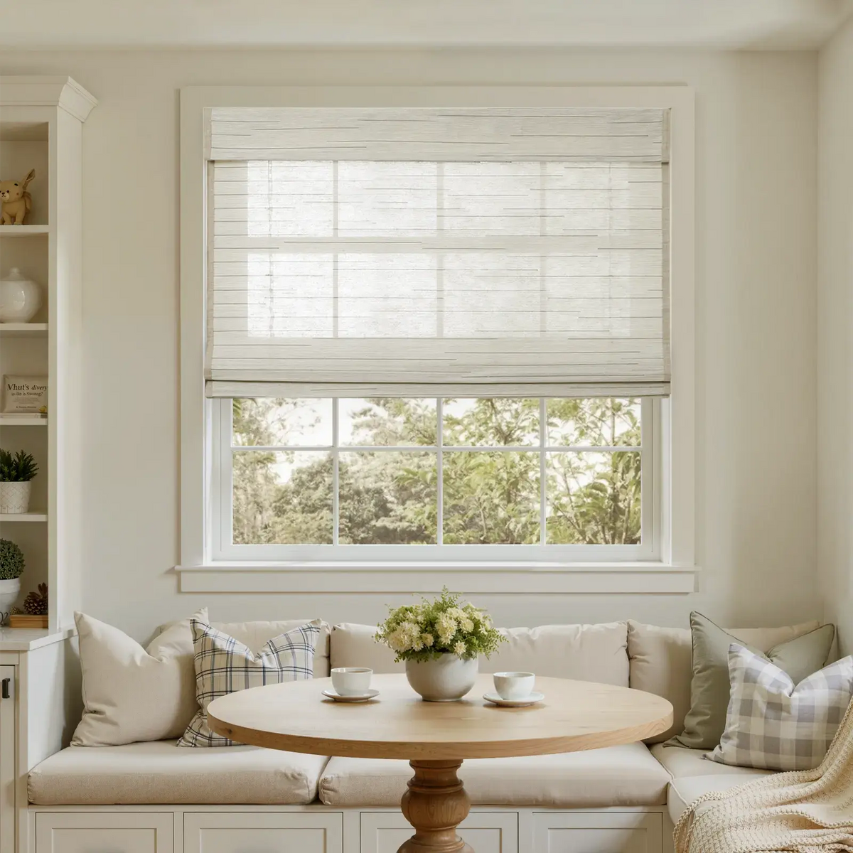 Rae Natural Ramie Bamboo Woven Blinds - Series P