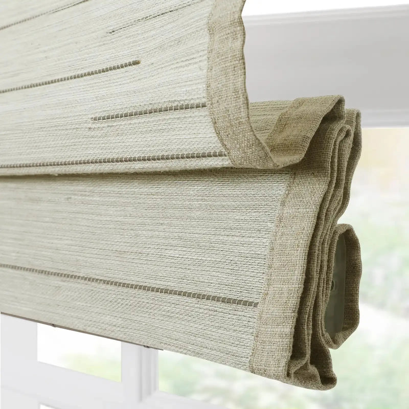 Rae Natural Ramie Bamboo Woven Blinds - Series P