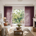 Liz Linen S-fold Curtains with Snap Tape - Lora Track