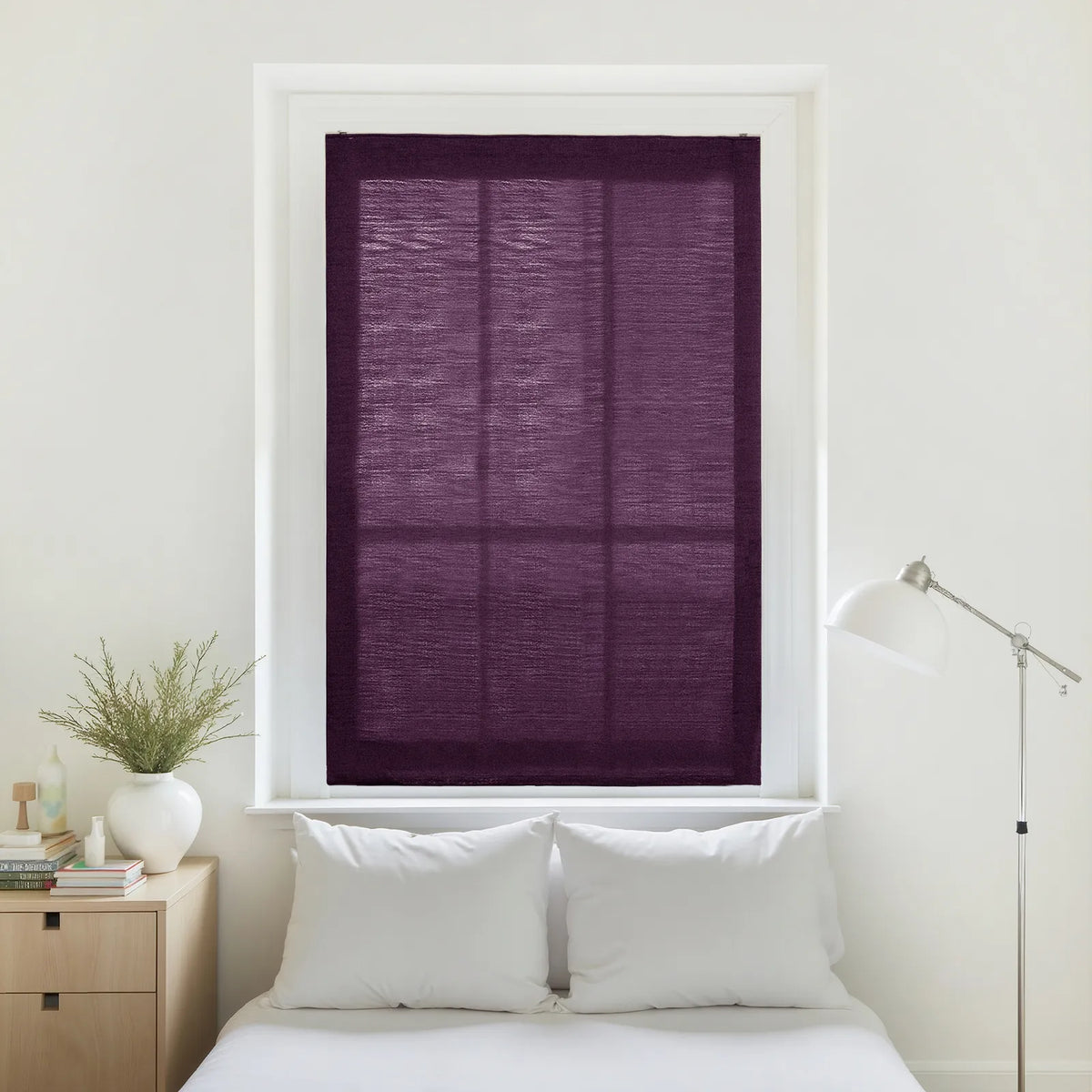Liz Linen Relaxed Roman Blind Cord Lift