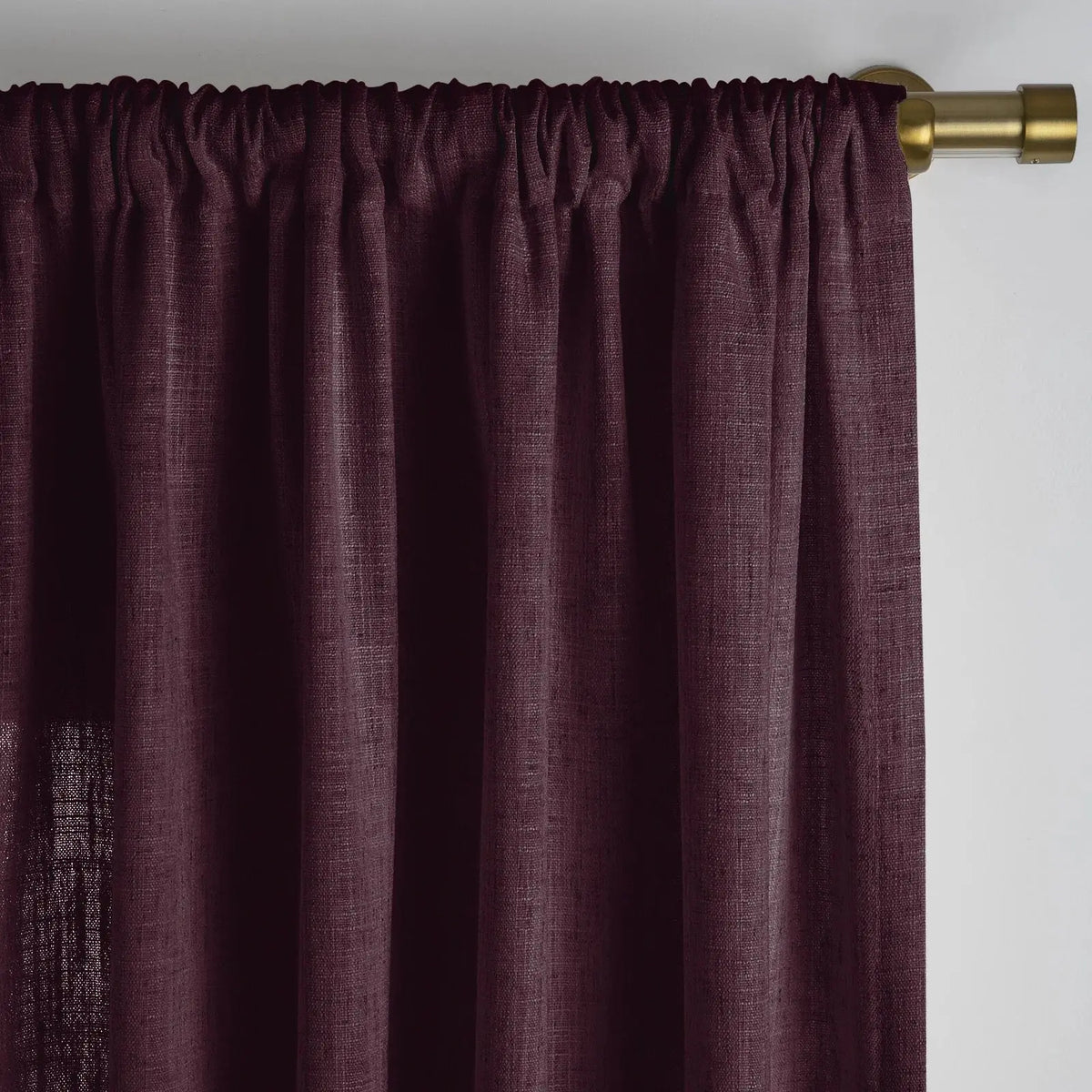 Liz Linen Soft Top Curtains
