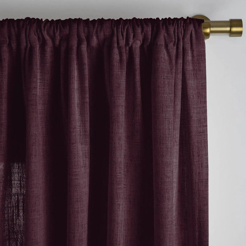 Liz Linen Soft Top Curtains