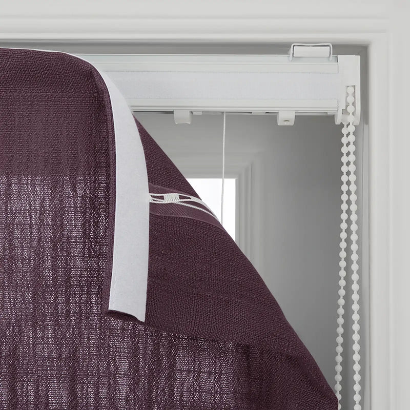 Liz Linen Flat Roman Blind Cord Lift