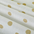 Stefana Silber x TWOPAGES Graphic Printed Linen Blend Pleated Curtains