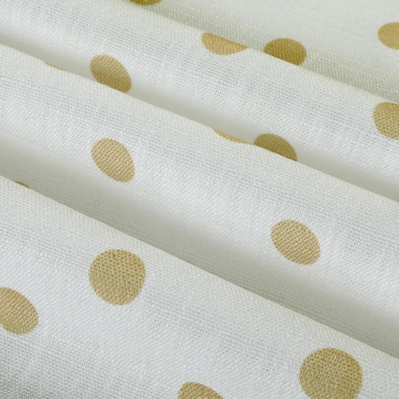 Stefana Silber x TWOPAGES Graphic Printed Linen Blend Pleated Curtains