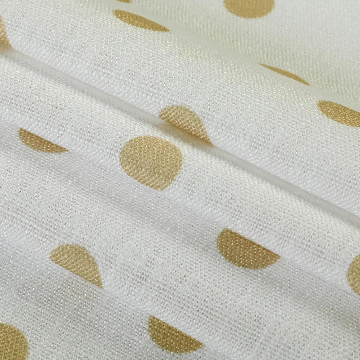 Stefana Silber x TWOPAGES Graphic Printed Linen Blend Pleated Curtains