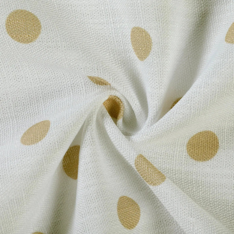 Stefana Silber x TWOPAGES Graphic Printed Linen Blend Pleated Curtains