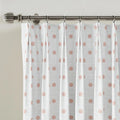 Stefana Silber x TWOPAGES Graphic Printed Linen Blend Pleated Curtains