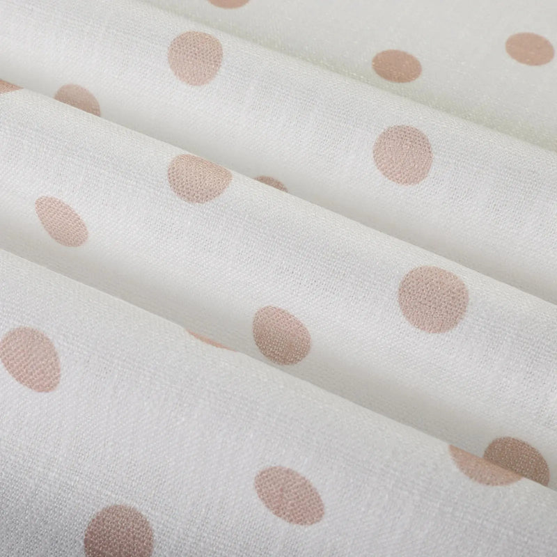 Stefana Silber x TWOPAGES Graphic Printed Linen Blend Pleated Curtains