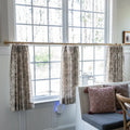 Sara Le x TWOPAGES Vintage Printed Linen Pleated Curtains