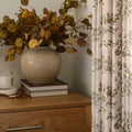Sara Le x TWOPAGES Vintage Printed Linen Pleated Curtains