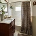 Sara Le x TWOPAGES Vintage Printed Linen Pleated Curtains