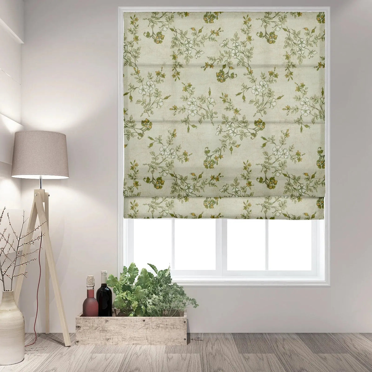 Sara Le x TWOPAGES Printed Linen Roman Blind Cordless
