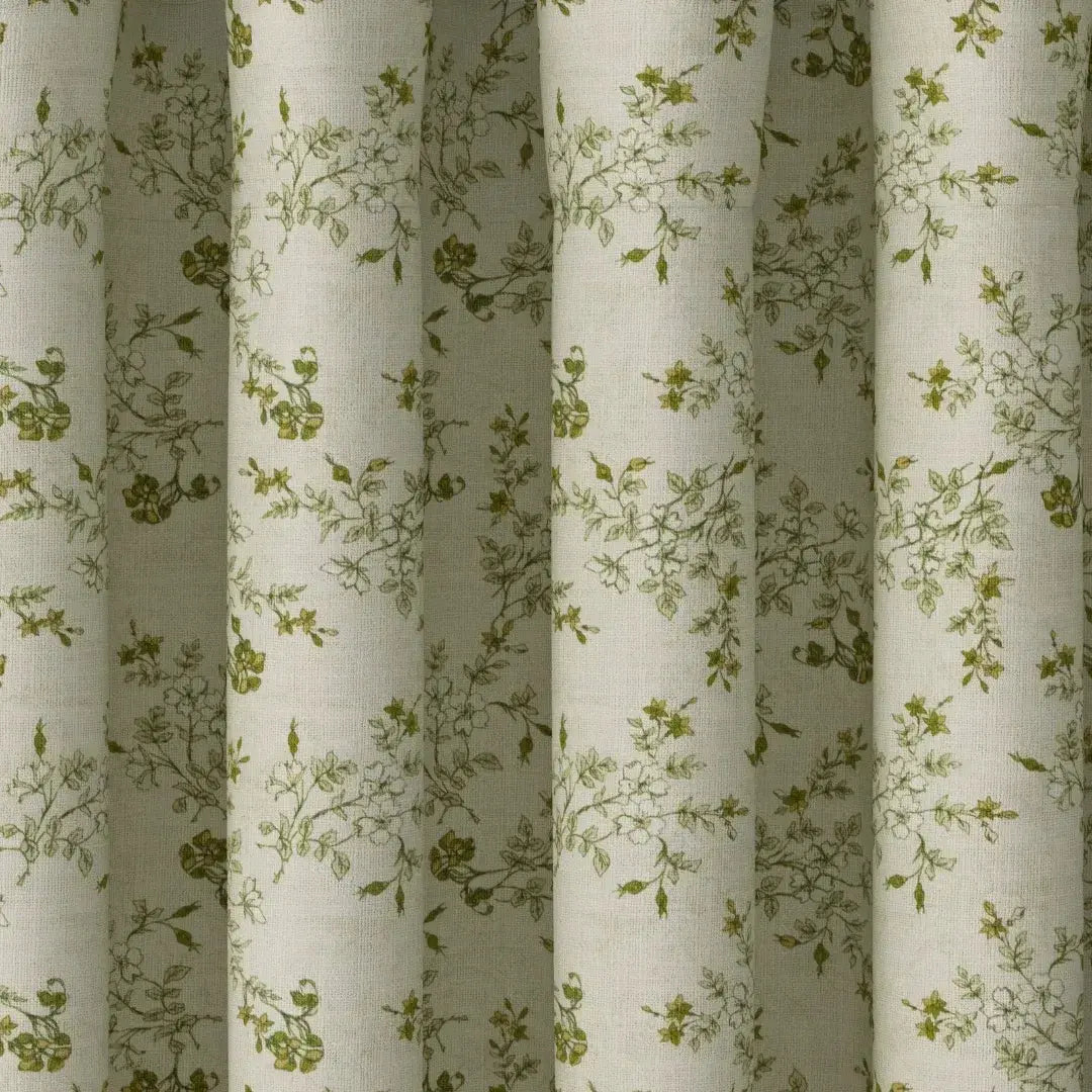 Sara Le Print Linen Drapery Pleated -TWOPAGES
