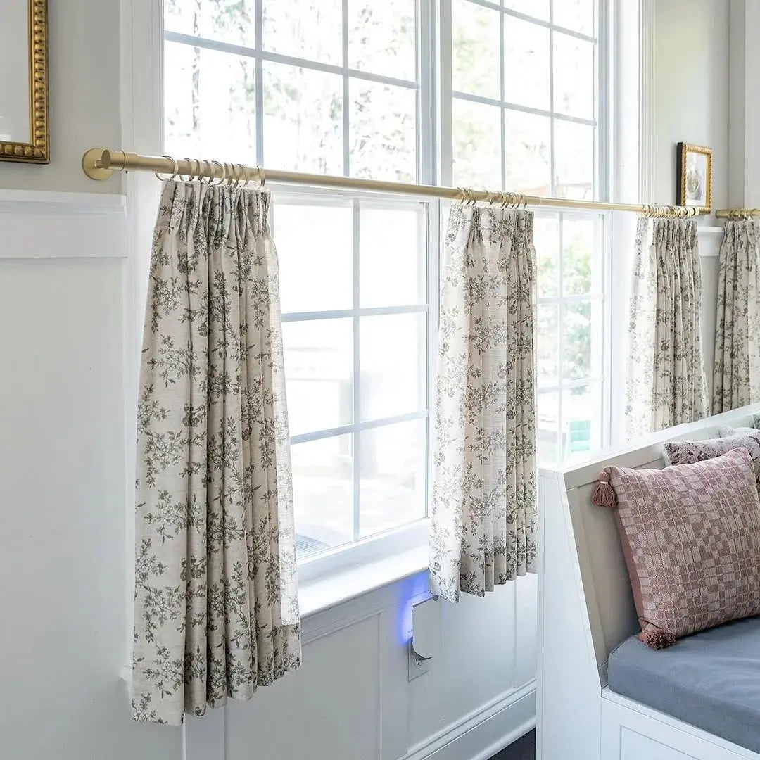 Sara Le x TWOPAGES Vintage Printed Linen Café Curtains