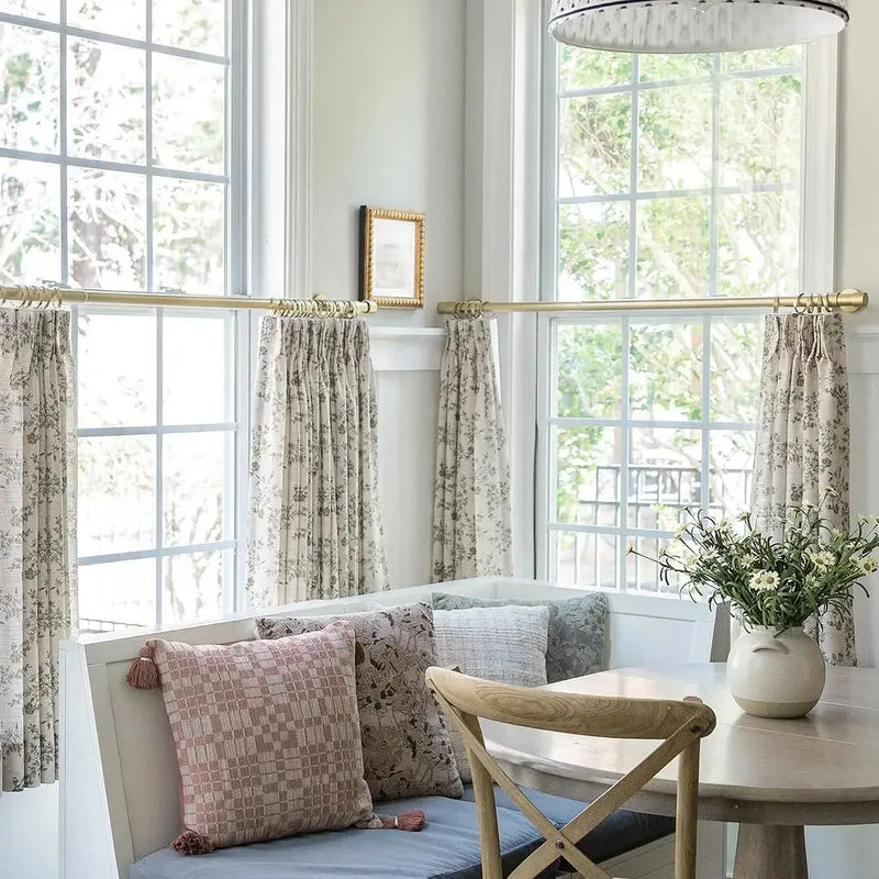 Sara Le x TWOPAGES Vintage Printed Linen Café Curtains