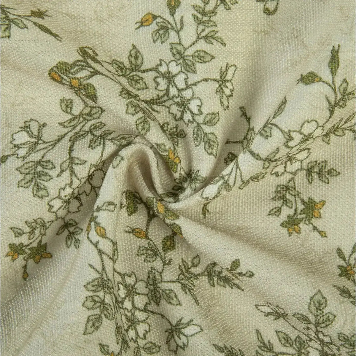 Sara Le x TWOPAGES Vintage Printed Linen Pleated Curtains