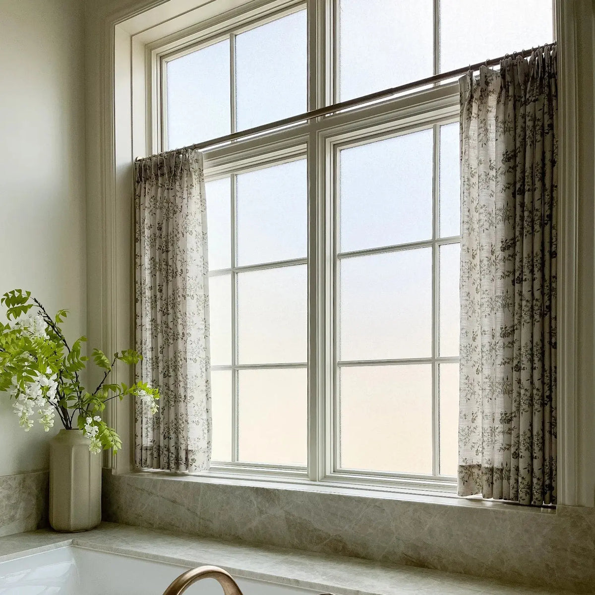 Sara Le x TWOPAGES Vintage Printed Linen Café Curtains