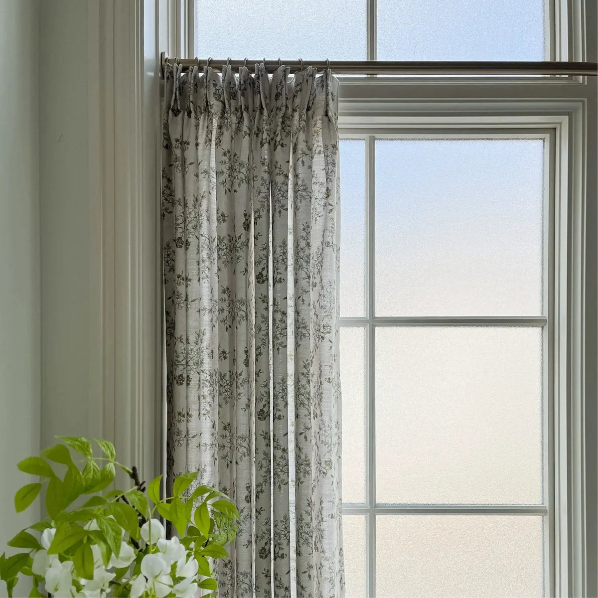 Sara Le x TWOPAGES Vintage Printed Linen Café Curtains