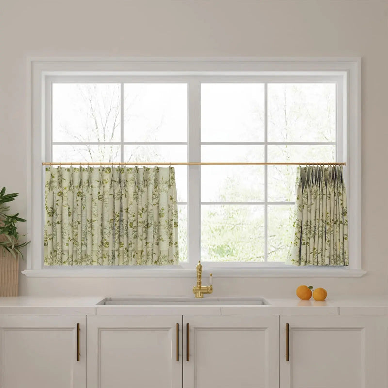 Sara Le x TWOPAGES Vintage Printed Linen Café Curtains