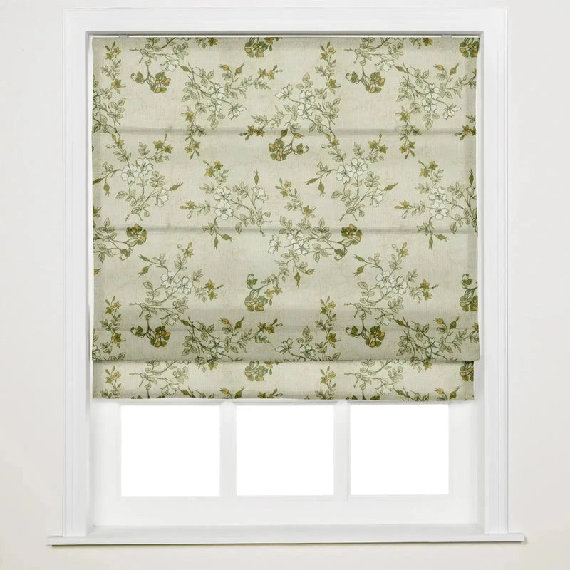 Sara Le x TWOPAGES Printed Linen Roman Blind Cordless
