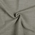 Pure Cashmere Light Grey Liz linen curtains drawn partly across the window with filtered light revealing the weave