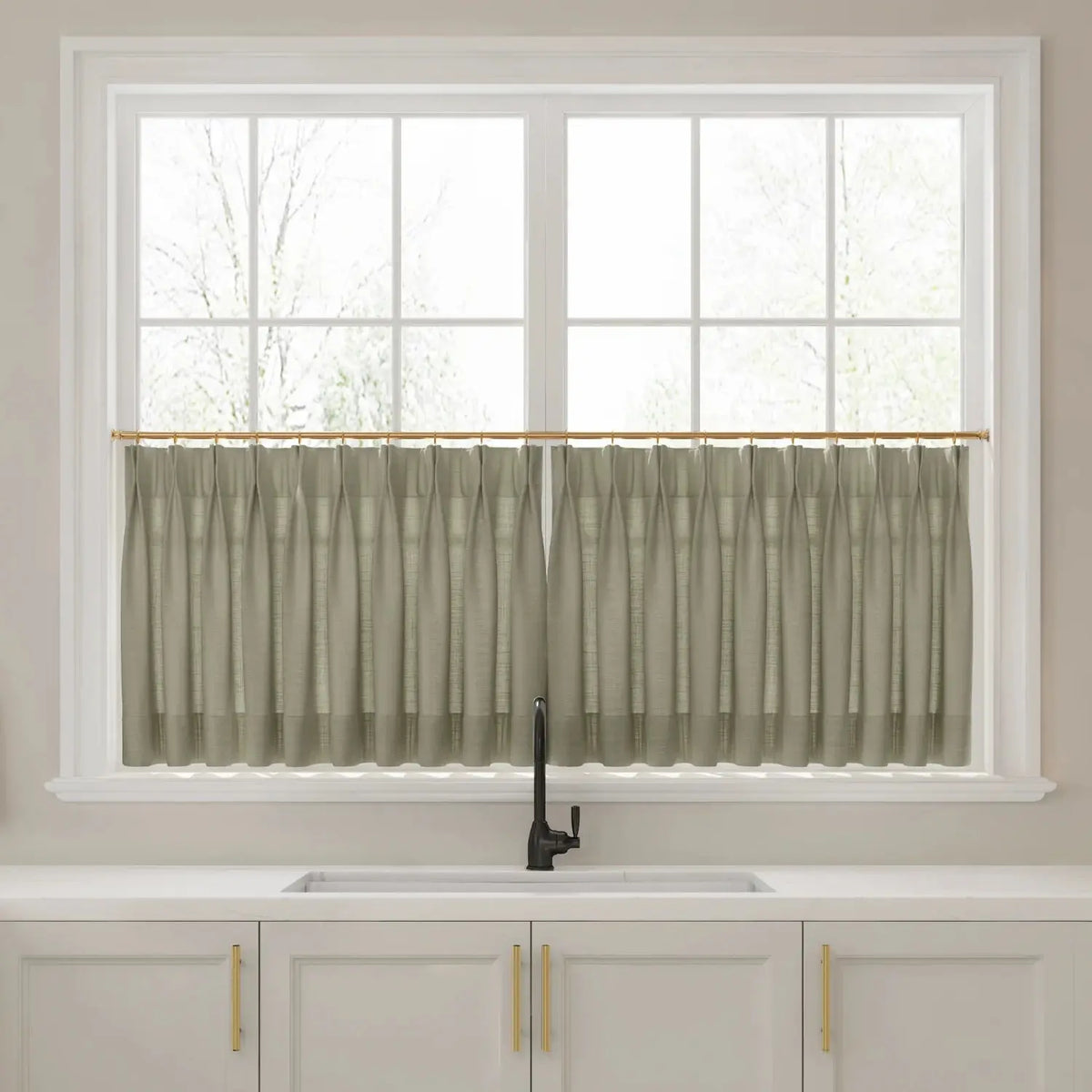Liz Linen Cafe Curtains