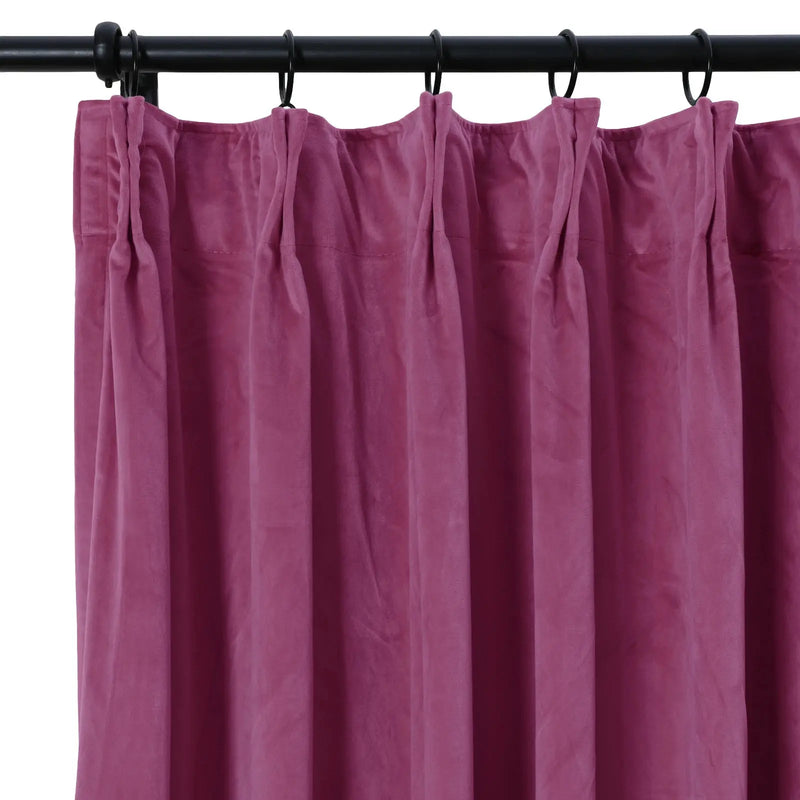 Birkin Velvet Pleated Curtains