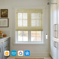 Smart Motorised Window Woven Bamboo Blinds