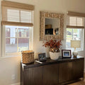Smart Motorised Window Woven Bamboo Blinds