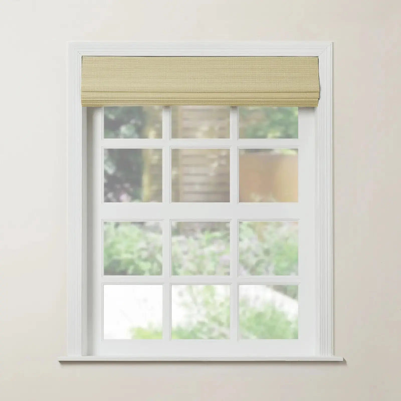 Smart Motorised Window Woven Bamboo Blinds