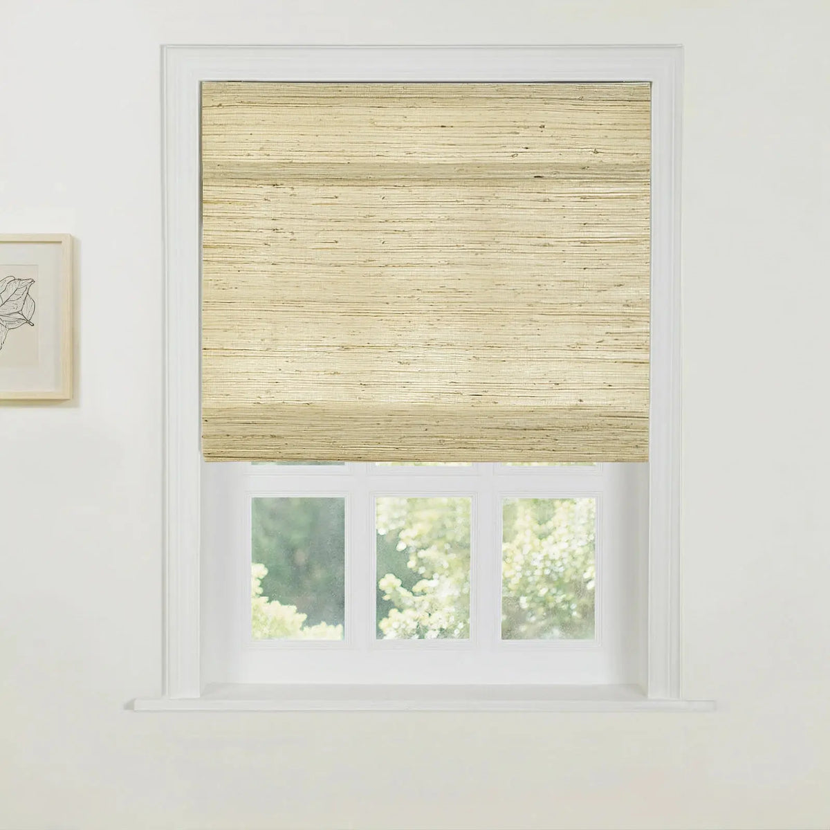 Smart Motorised Window Woven Bamboo Blinds